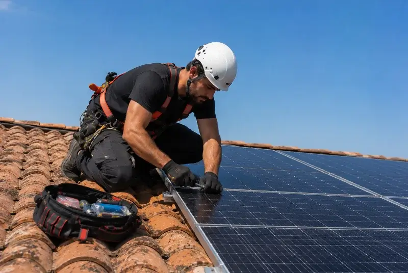 Maintenance et monitoring de panneaux solaires à Arros-de-Nay